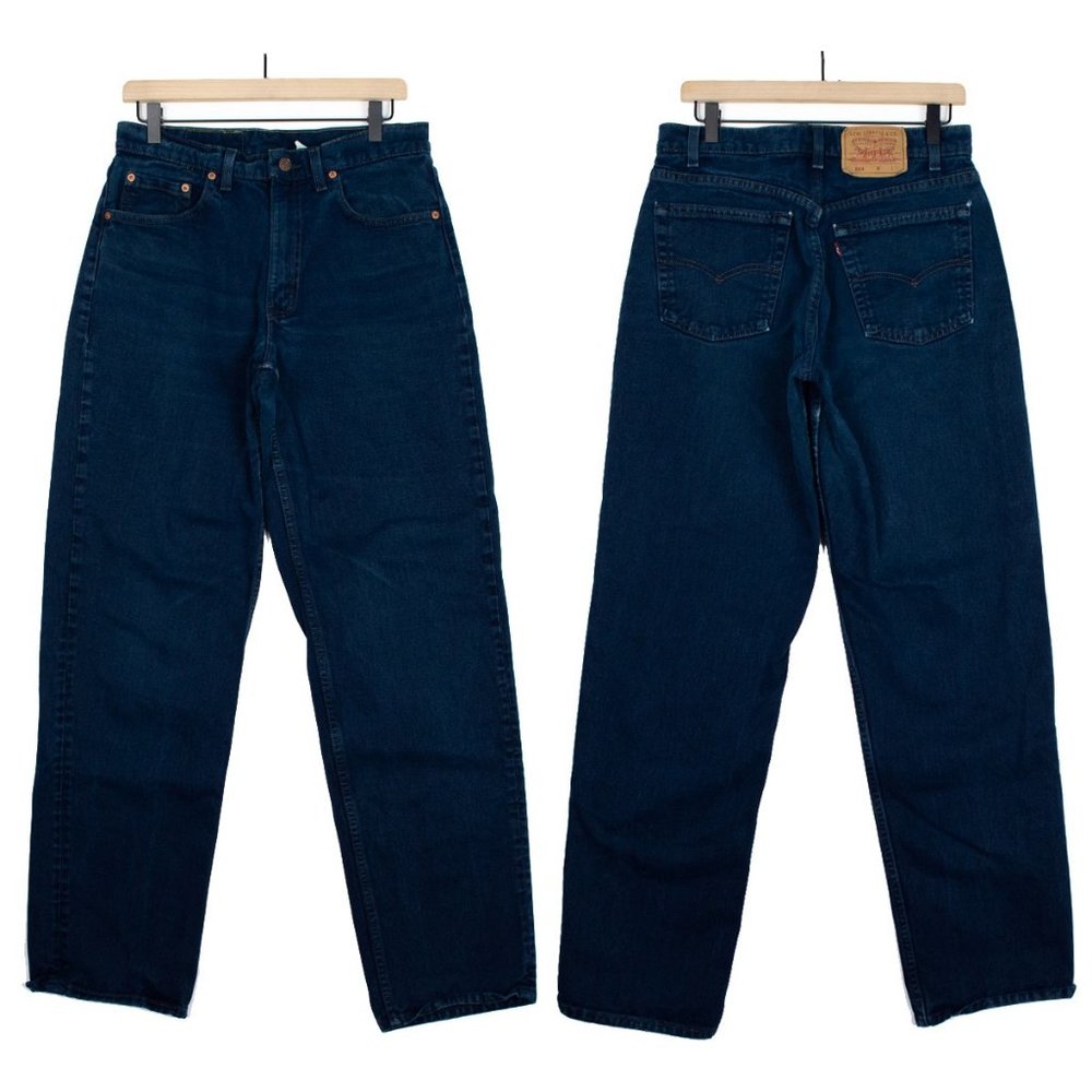 Vintage USA Levi’s 554 Relaxed Blue Dye Wash